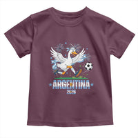 Funny Argentina Soccer Goose Toddler T Shirt Football Fan Graphic