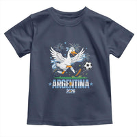Funny Argentina Soccer Goose Toddler T Shirt Football Fan Graphic
