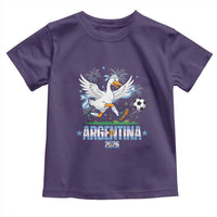 Funny Argentina Soccer Goose Toddler T Shirt Football Fan Graphic