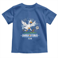 Funny Argentina Soccer Goose Toddler T Shirt Football Fan Graphic