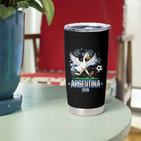 Funny Argentina Soccer Goose Tumbler Cup Football Fan Graphic