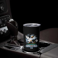 Funny Argentina Soccer Goose Tumbler Cup Football Fan Graphic