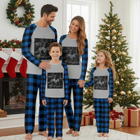 Funny Bigfoot Watching Soccer Plaid Pajama Set Argentina Futbol Fan