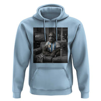Funny Bigfoot Watching Soccer Hoodie Argentina Futbol Fan