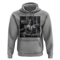 Funny Bigfoot Watching Soccer Hoodie Argentina Futbol Fan