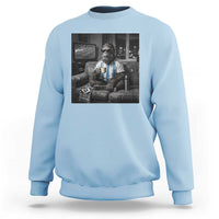 Funny Bigfoot Watching Soccer Sweatshirt Argentina Futbol Fan