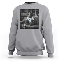 Funny Bigfoot Watching Soccer Sweatshirt Argentina Futbol Fan