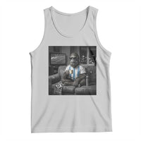 Funny Bigfoot Watching Soccer Tank Top Argentina Futbol Fan