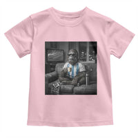 Funny Bigfoot Watching Soccer Toddler T Shirt Argentina Futbol Fan