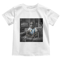 Funny Bigfoot Watching Soccer Toddler T Shirt Argentina Futbol Fan