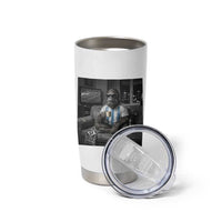 Funny Bigfoot Watching Soccer Tumbler Cup Argentina Futbol Fan