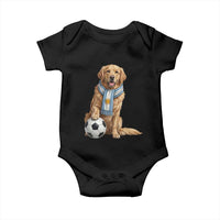 Golden Retriever Soccer Fan Baby Onesie Argentina Football Pride