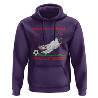 Funny USA Goose Football Hoodie Welcome To America We Call It Soccer