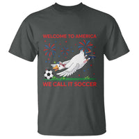 Funny USA Goose Football T Shirt Welcome To America We Call It Soccer