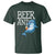 Dolphin And Beer Lover Funny Beach Life Gift T Shirt - Wonder Print Shop