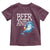 Dolphin And Beer Lover Funny Beach Life Gift Toddler T Shirt - Wonder Print Shop
