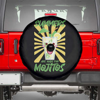 Summers Are Made For Mojitos Spare Tire Cover Funny Vacation Cocktail - Wonder Print Shop
