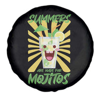 Summers Are Made For Mojitos Spare Tire Cover Funny Vacation Cocktail - Wonder Print Shop