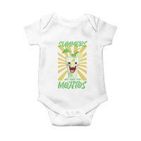 Summers Are Made For Mojitos Baby Onesie Funny Vacation Cocktail - Wonder Print Shop