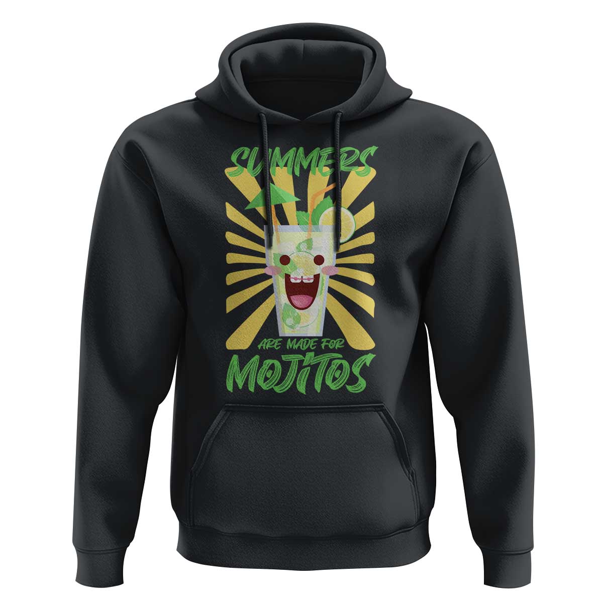 Summers Are Made For Mojitos Hoodie Funny Vacation Cocktail - Wonder Print Shop