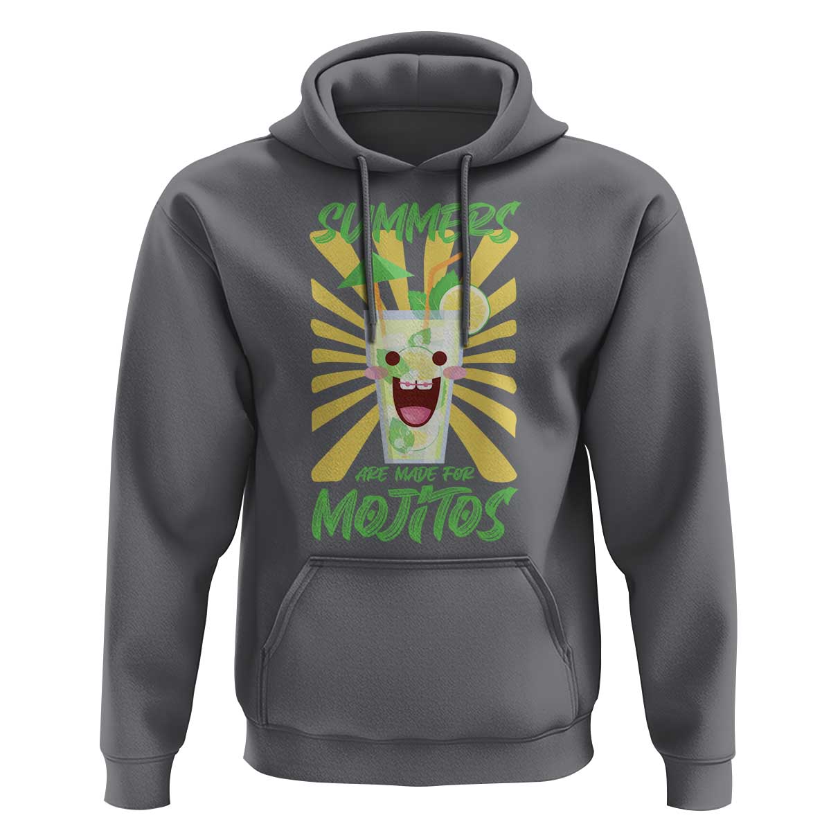 Summers Are Made For Mojitos Hoodie Funny Vacation Cocktail - Wonder Print Shop