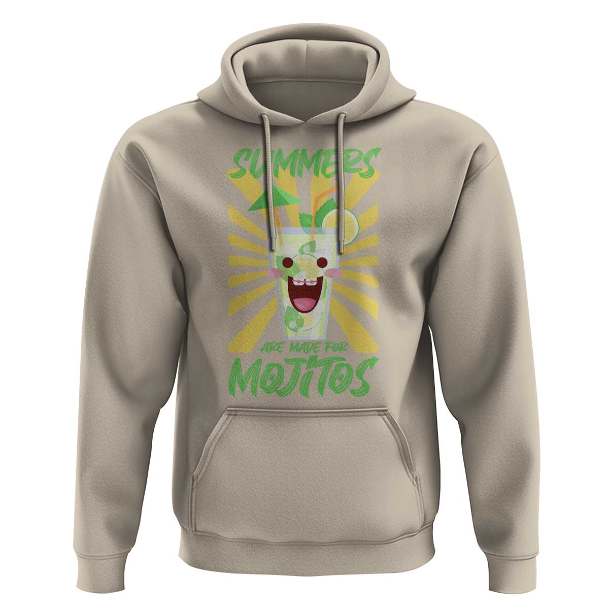 Summers Are Made For Mojitos Hoodie Funny Vacation Cocktail - Wonder Print Shop