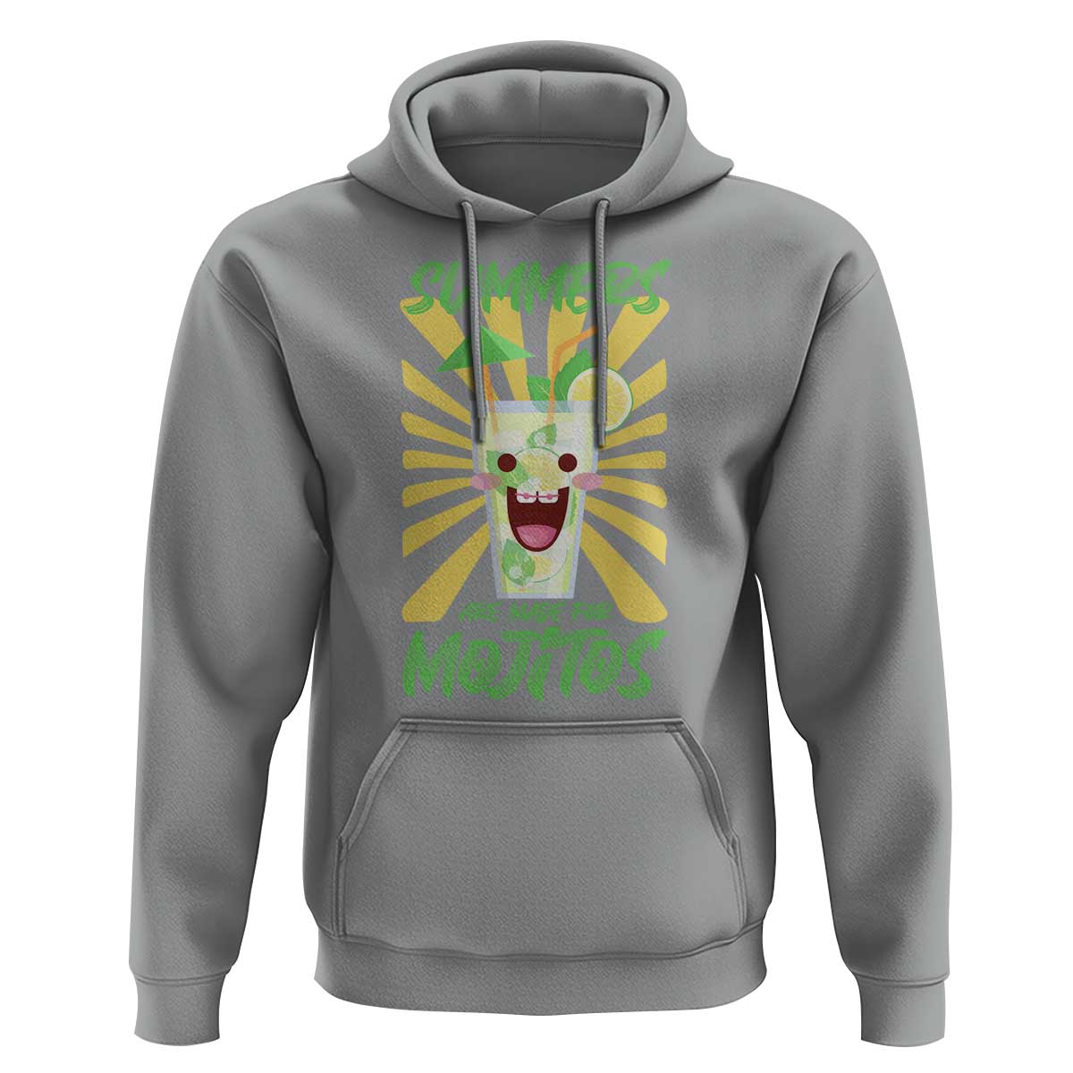 Summers Are Made For Mojitos Hoodie Funny Vacation Cocktail - Wonder Print Shop