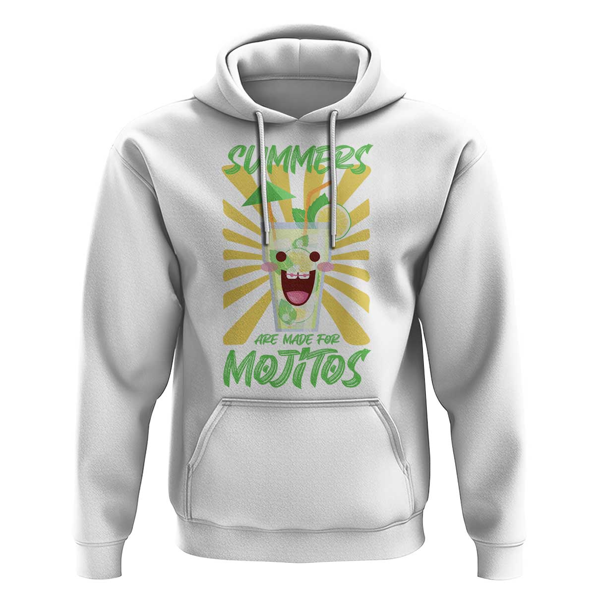 Summers Are Made For Mojitos Hoodie Funny Vacation Cocktail - Wonder Print Shop