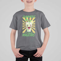 Summers Are Made For Mojitos T Shirt For Kid Funny Vacation Cocktail - Wonder Print Shop