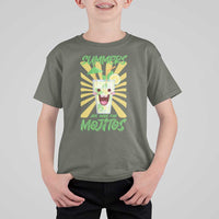 Summers Are Made For Mojitos T Shirt For Kid Funny Vacation Cocktail - Wonder Print Shop