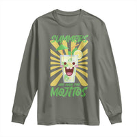 Summers Are Made For Mojitos Long Sleeve Shirt Funny Vacation Cocktail - Wonder Print Shop