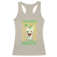 Summers Are Made For Mojitos Racerback Tank Top Funny Vacation Cocktail - Wonder Print Shop