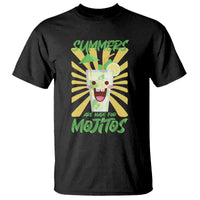 Summers Are Made For Mojitos T Shirt Funny Vacation Cocktail - Wonder Print Shop
