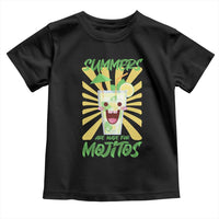 Summers Are Made For Mojitos Toddler T Shirt Funny Vacation Cocktail - Wonder Print Shop