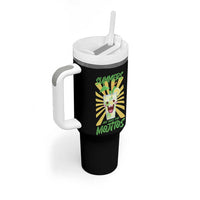 Summers Are Made For Mojitos Tumbler With Handle Funny Vacation Cocktail