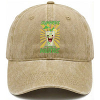 Summers Are Made For Mojitos Washed Cotton Baseball Cap Funny Vacation Cocktail