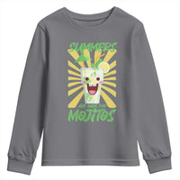 Summers Are Made For Mojitos Youth Sweatshirt Funny Vacation Cocktail - Wonder Print Shop