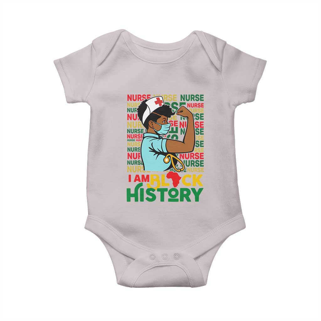 Nurse African American Baby Onesie I Am Black History Strong Feminism - Wonder Print Shop