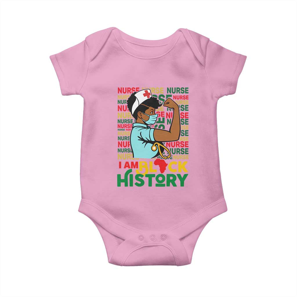 Nurse African American Baby Onesie I Am Black History Strong Feminism - Wonder Print Shop
