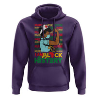 Nurse African American Hoodie I Am Black History Strong Feminism - Wonder Print Shop