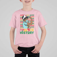 Nurse African American T Shirt For Kid I Am Black History Strong Feminism - Wonder Print Shop