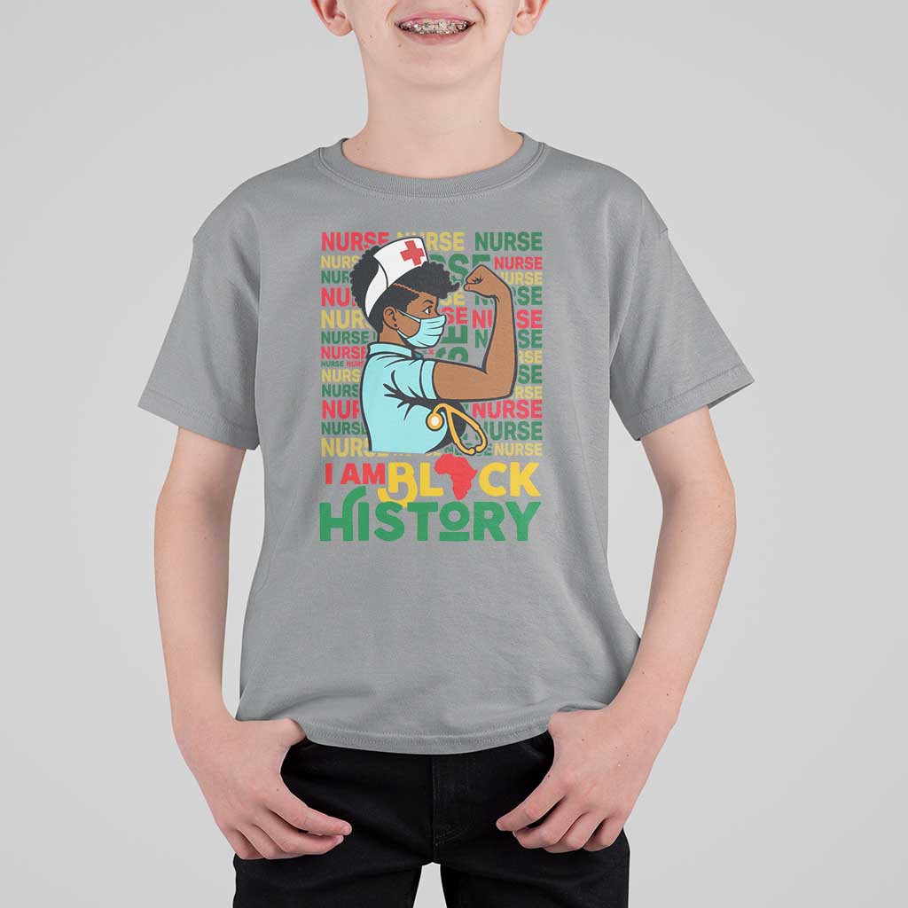 Nurse African American T Shirt For Kid I Am Black History Strong Feminism - Wonder Print Shop