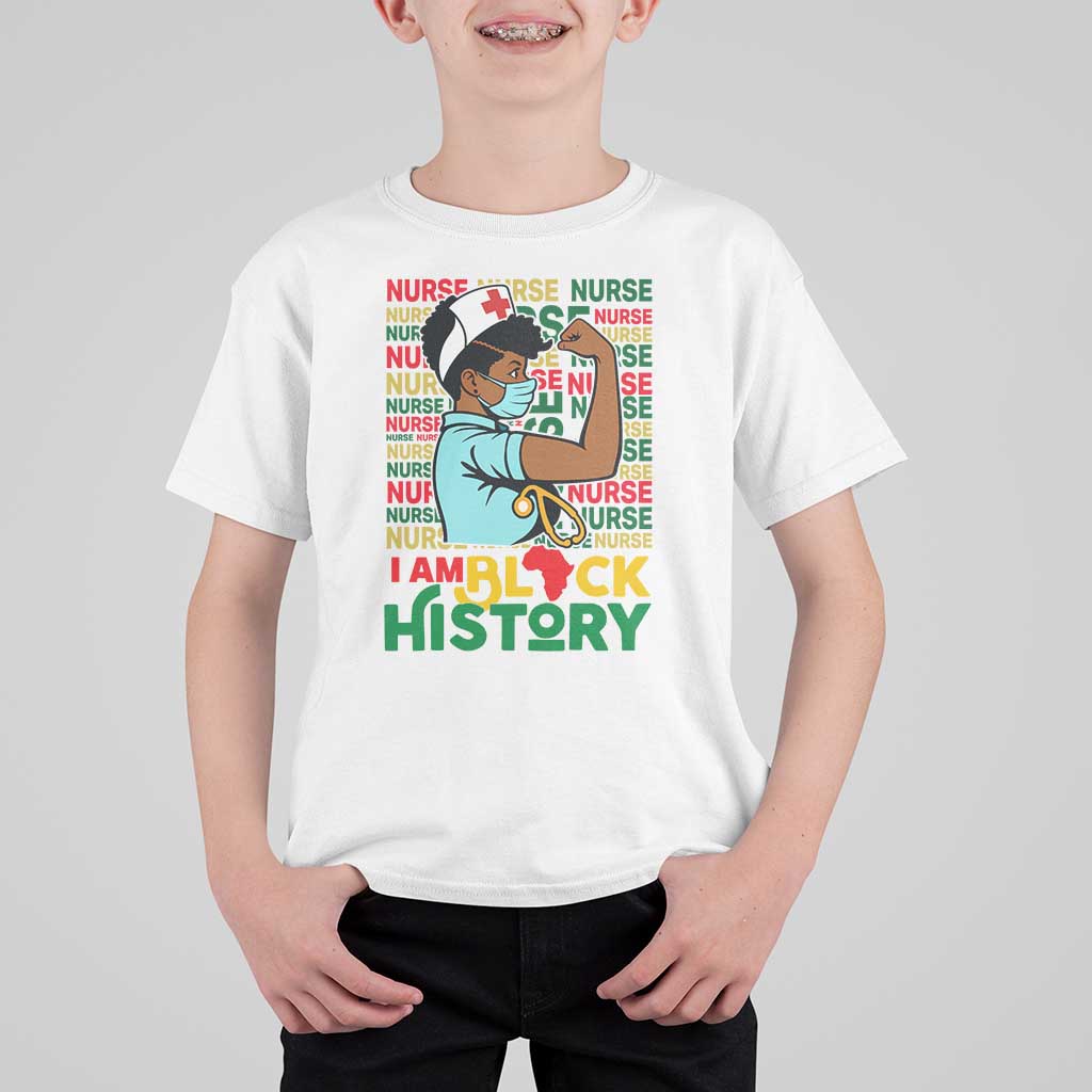 Nurse African American T Shirt For Kid I Am Black History Strong Feminism - Wonder Print Shop