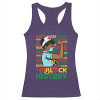 Nurse African American Racerback Tank Top I Am Black History Strong Feminism - Wonder Print Shop