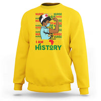 Nurse African American Sweatshirt I Am Black History Strong Feminism - Wonder Print Shop
