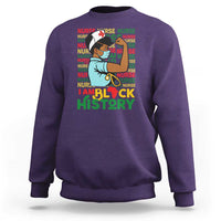 Nurse African American Sweatshirt I Am Black History Strong Feminism - Wonder Print Shop