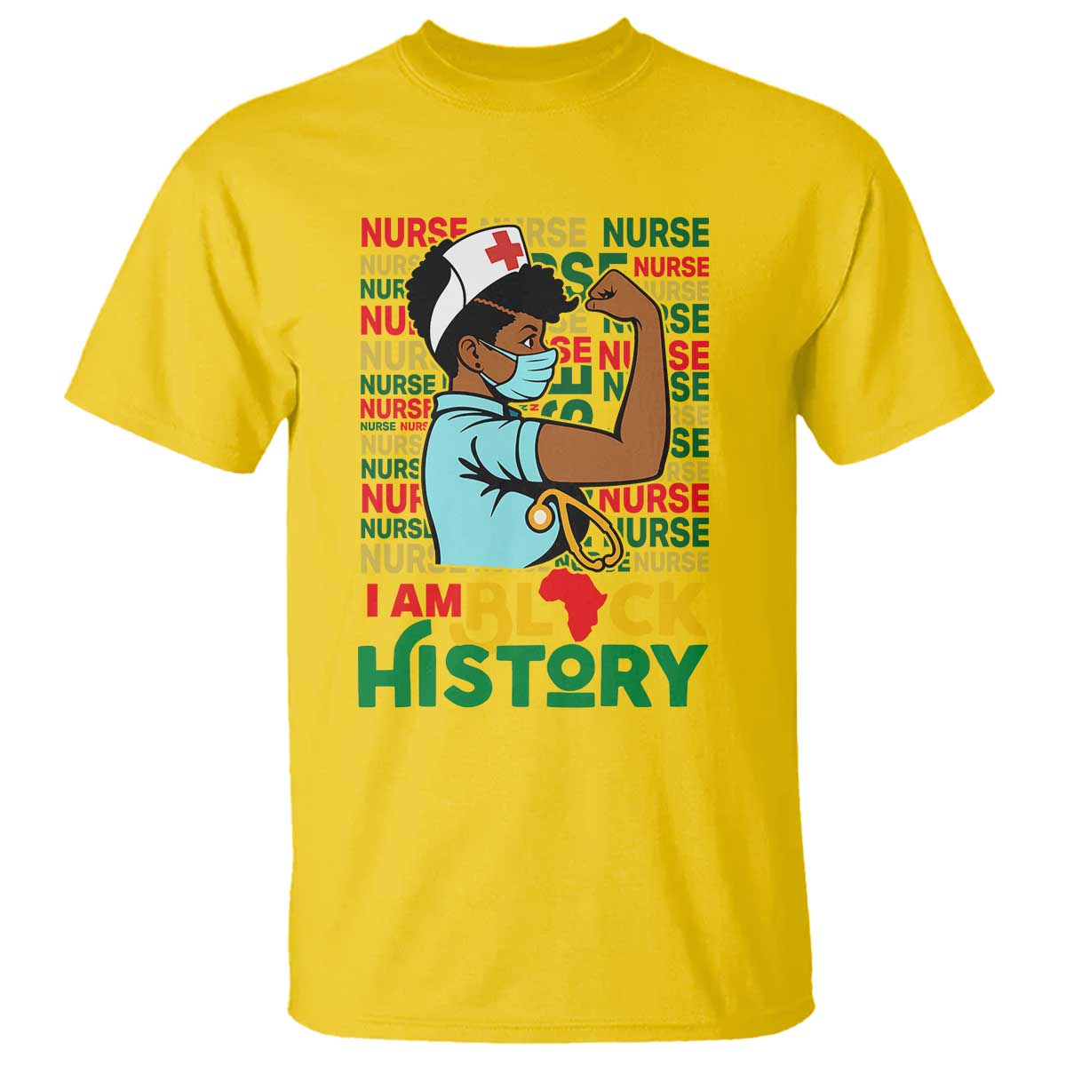 Nurse African American T Shirt I Am Black History Strong Feminism - Wonder Print Shop