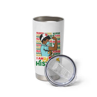 Nurse African American Tumbler Cup I Am Black History Strong Feminism
