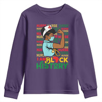 Nurse African American Youth Sweatshirt I Am Black History Strong Feminism - Wonder Print Shop
