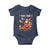 Funny Christmas Cat Baby Onesie Meowy Catmas Santa Sleigh Xmas - Wonder Print Shop